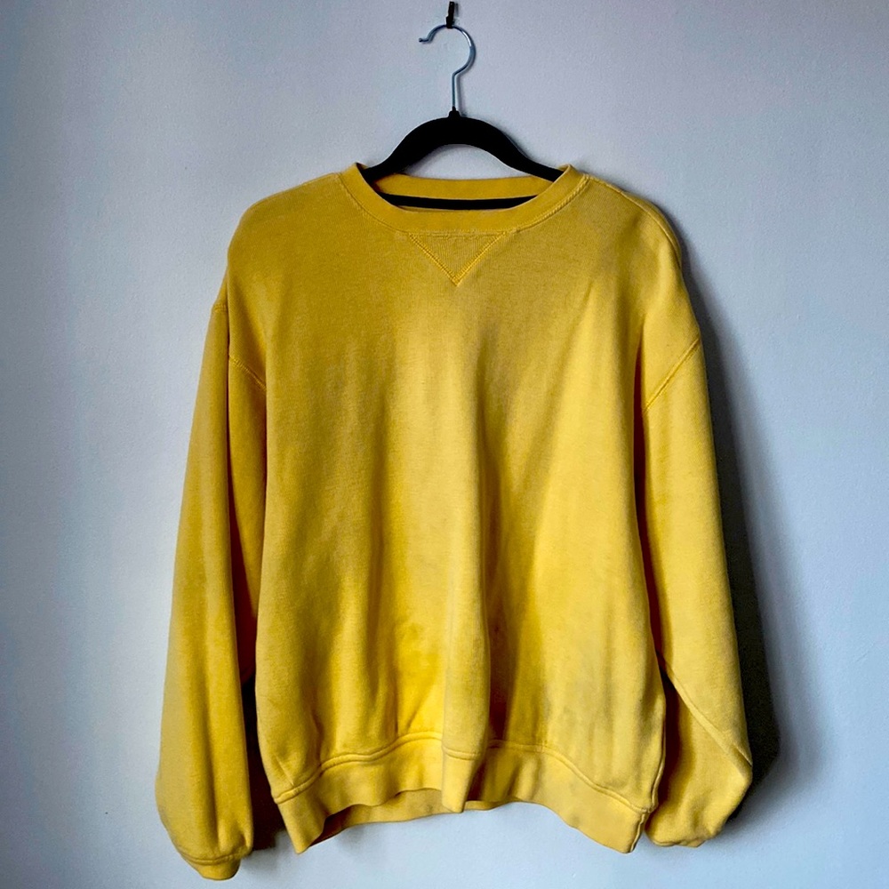 Yellow sweater